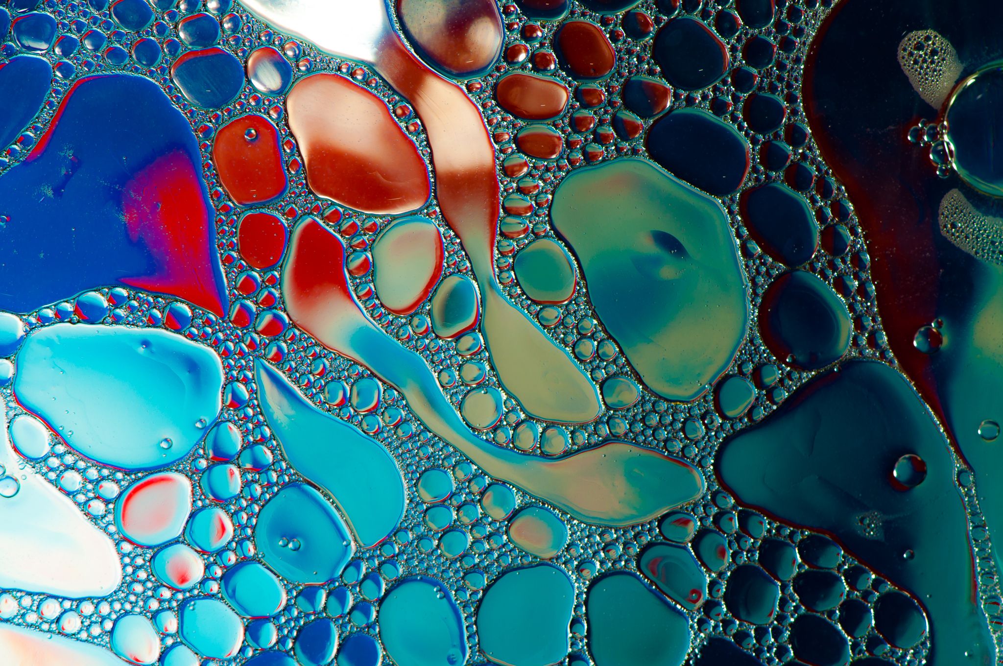 Abstract Colors and Bubbles