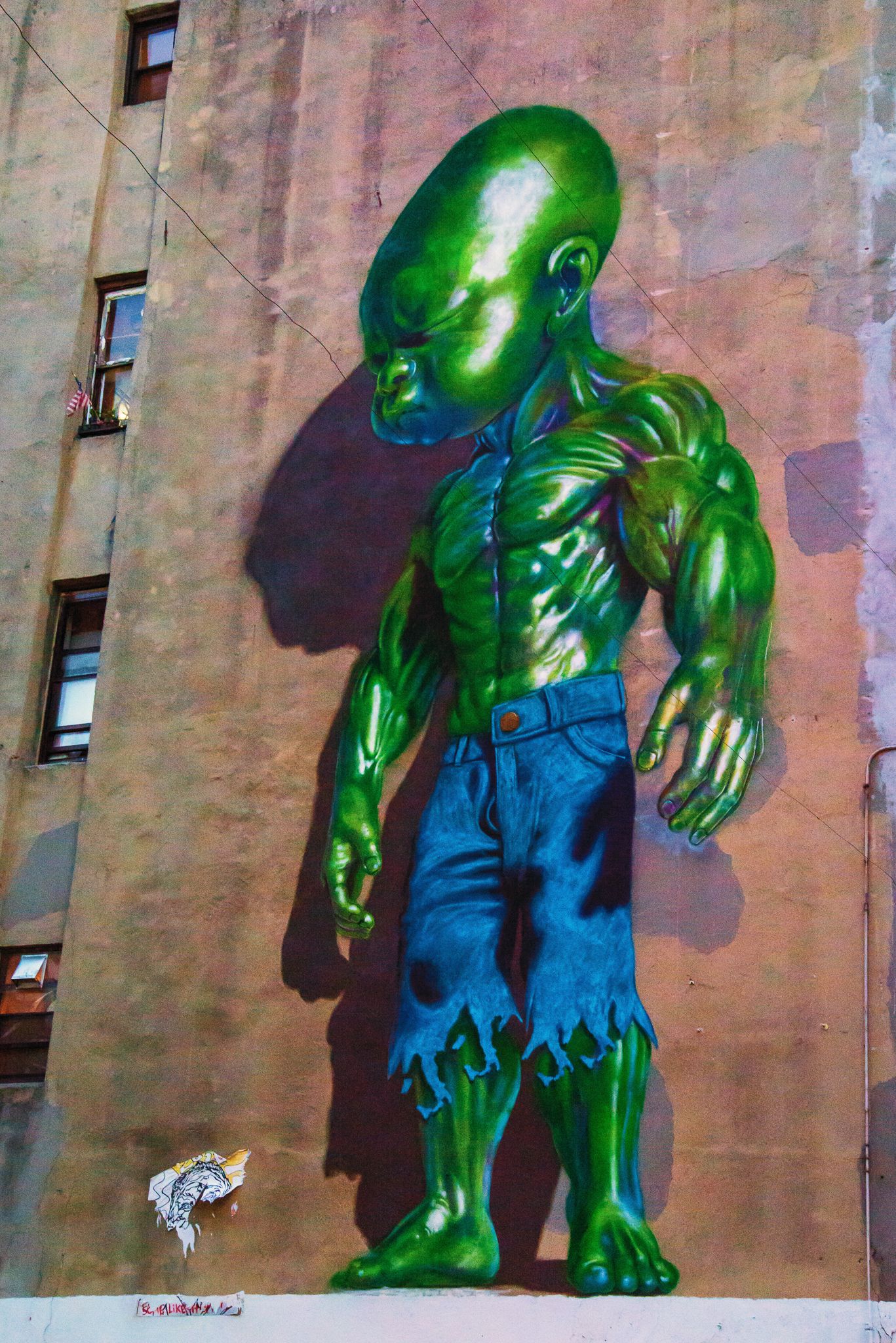 Baby Hulk Mural
