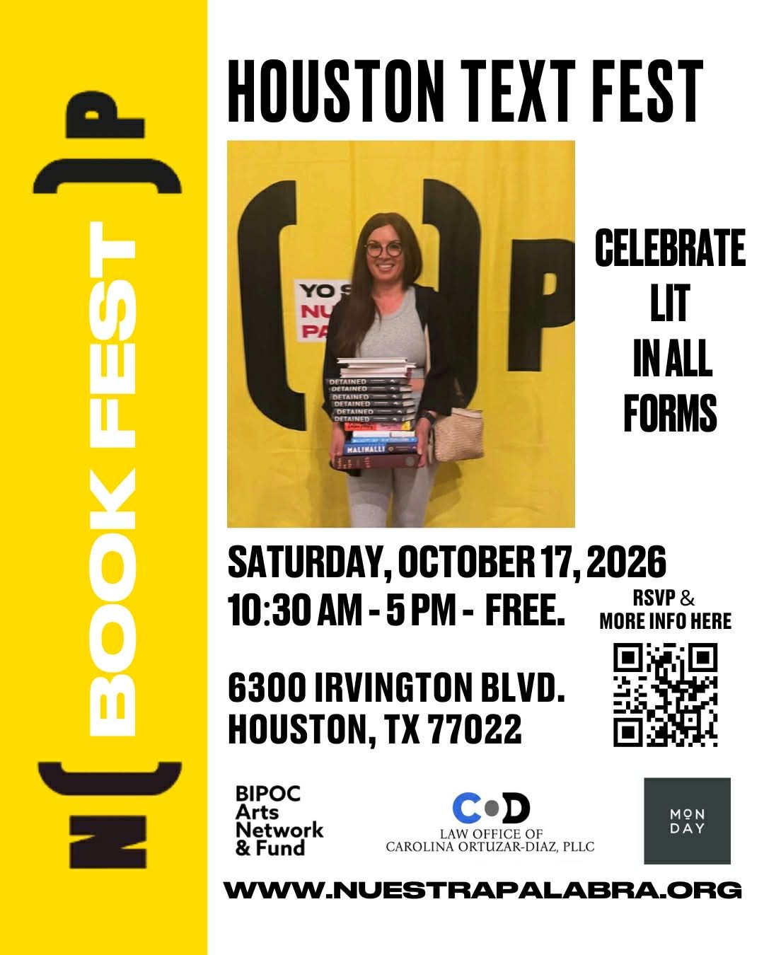 Houston Text Fest Oct 17.