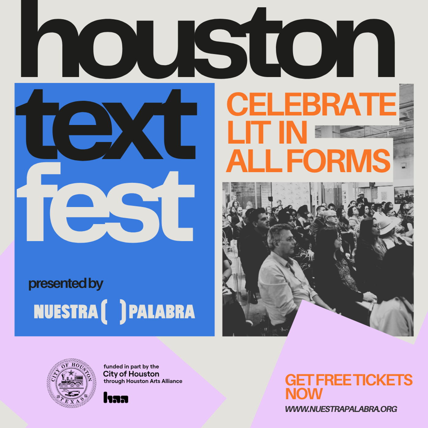 HOUSTON TEXT FEST Saturday, Oct 17
