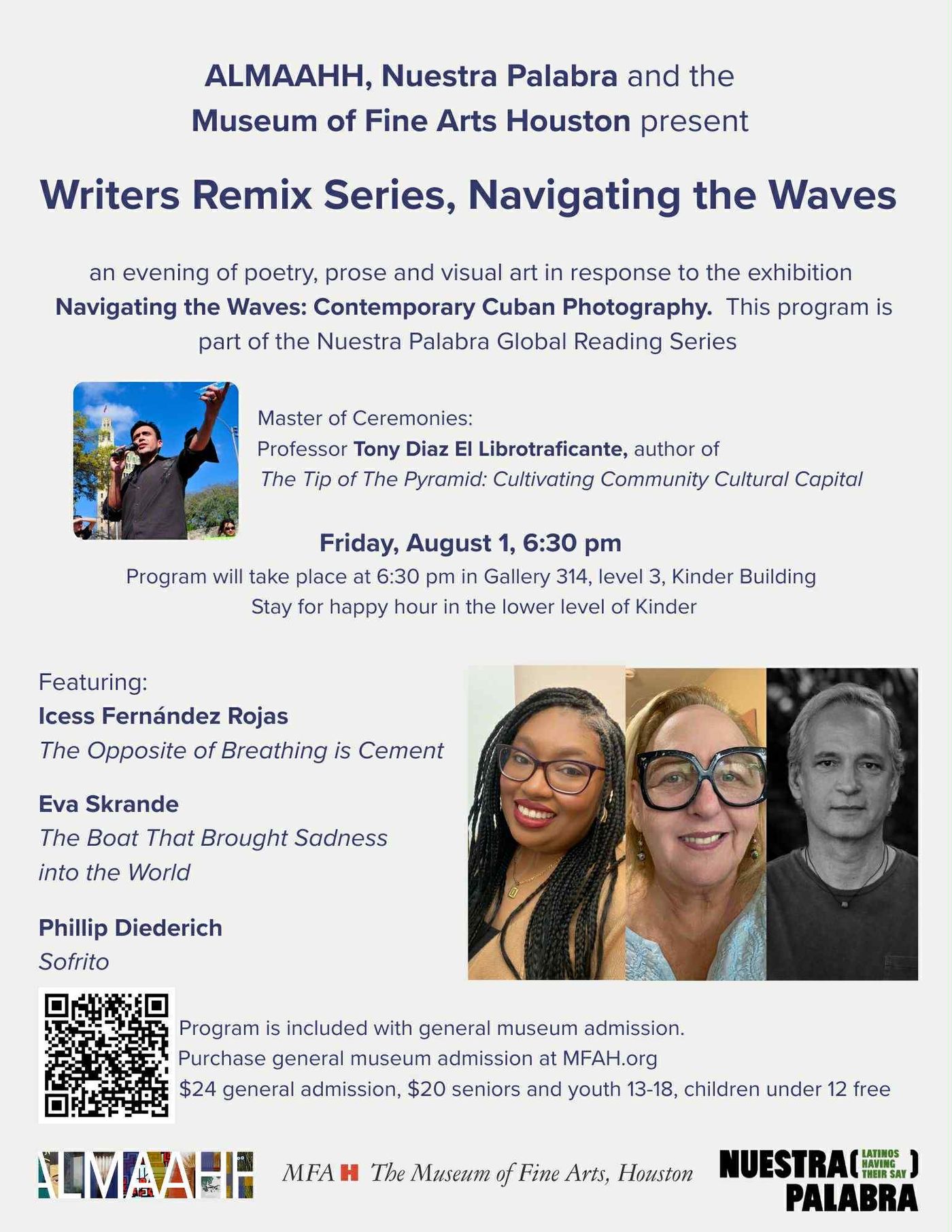 Cuban Photos & Lit Aug. 1, 6:30 p. Houston.