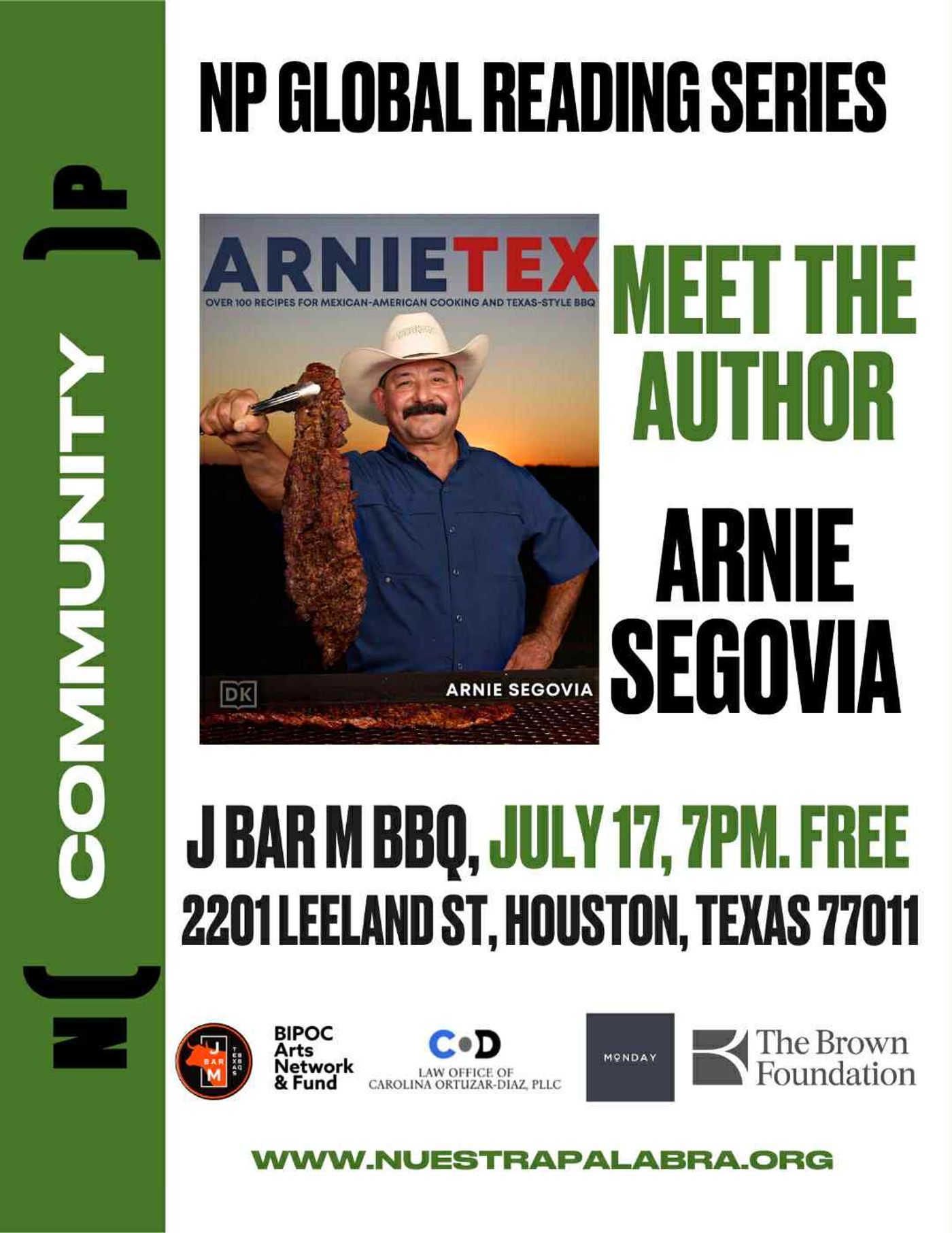 ARNITEX July 17, 7 p. Houston.