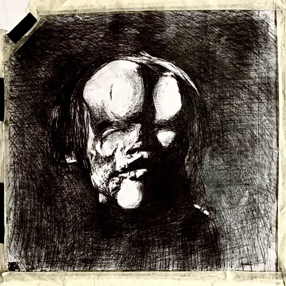 "Elephant Man" 90x90 paper pencil 21'