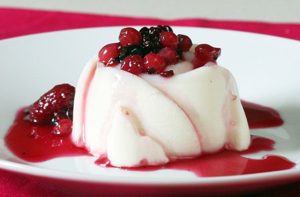 Panna cotta ai frutti rossi