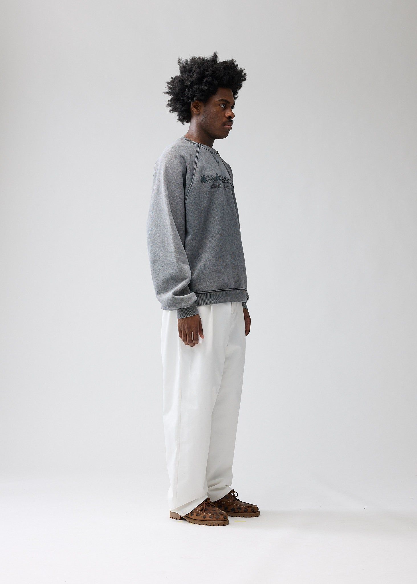 ★日曜限定値下★VAULTROOM ICON CREWNECK / GREY M VAULTROOM LOGO CREWNECK / GREY