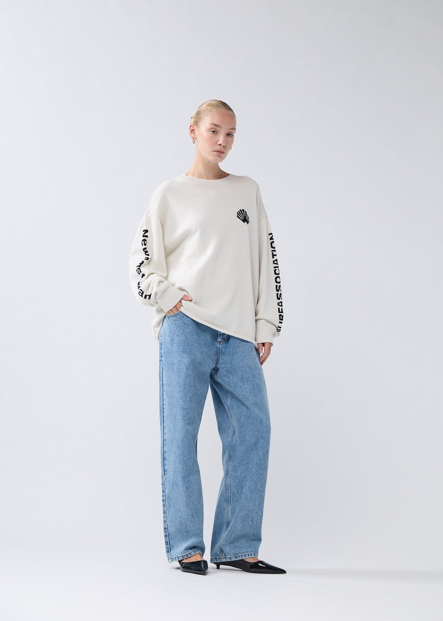 KNITTED LOGO LONGSLEEVE