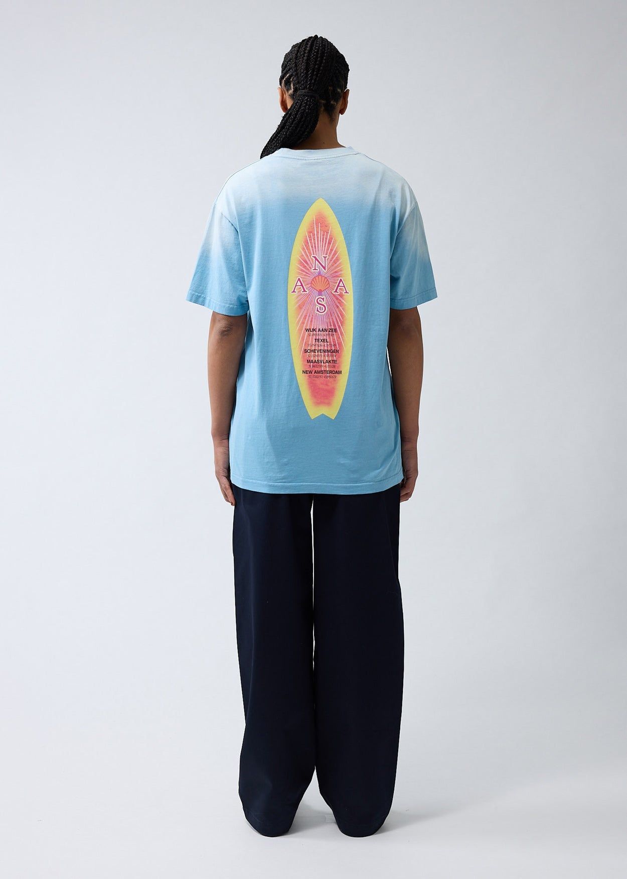 ★2025SS新作★DUNST★SUMMER HOLIDAY SURF BOARD T-SHIRT Amazon.com: Wave Street Surf Vacation Beach Sunset T-Shirt