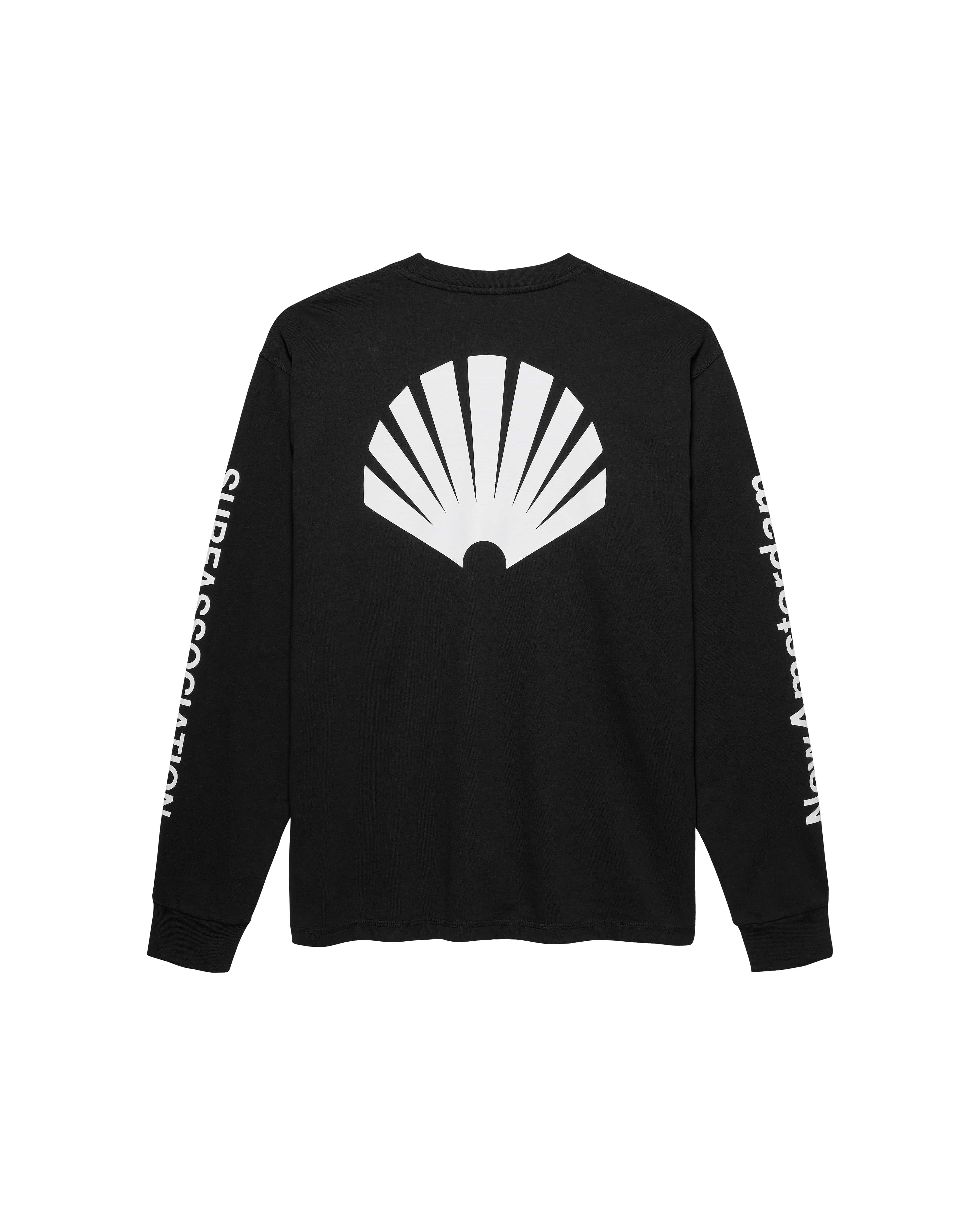 New Amsterdam Surf Association - LOGO LONGSLEEVE WHITE