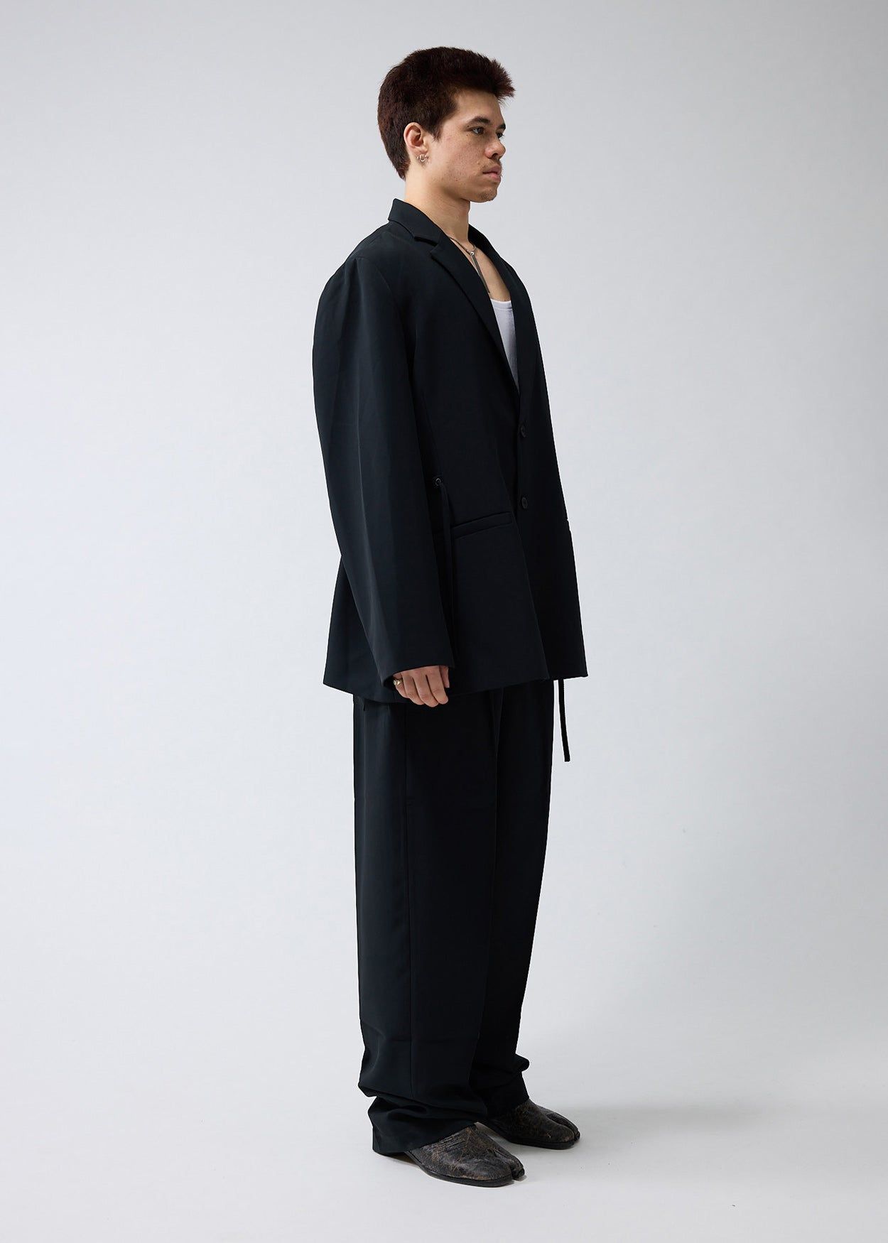 ジャケット A FERRETTI FW23 Black crepe blazer (A05216621 0555) Jane Sequin Blazer – Rebecca Minkoff