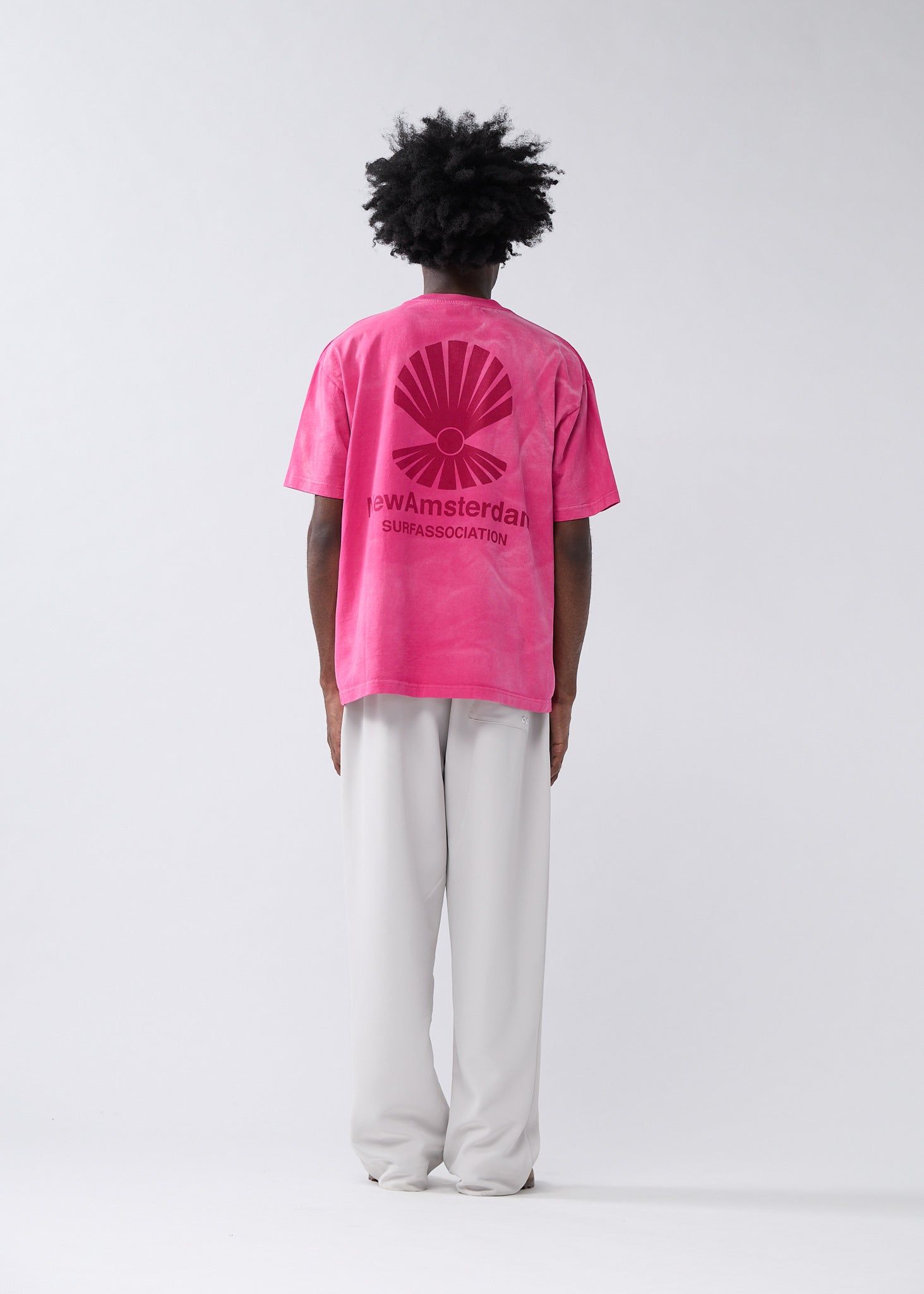 Tシャツ・カットソー SATUR [Park Gyu-young PICK] Oyster graphic short-sleeved T-s Park Gyu-young Pick] Satur Arch Logo Pigment Washed Short
