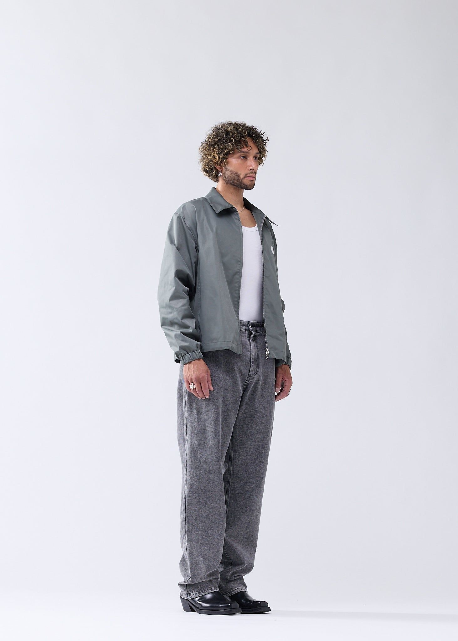FINESSE Nylon Down Coach Jacket Lサイズ WKC NYLON COACH JACKET BLACK – NOFLEXCLOTHES