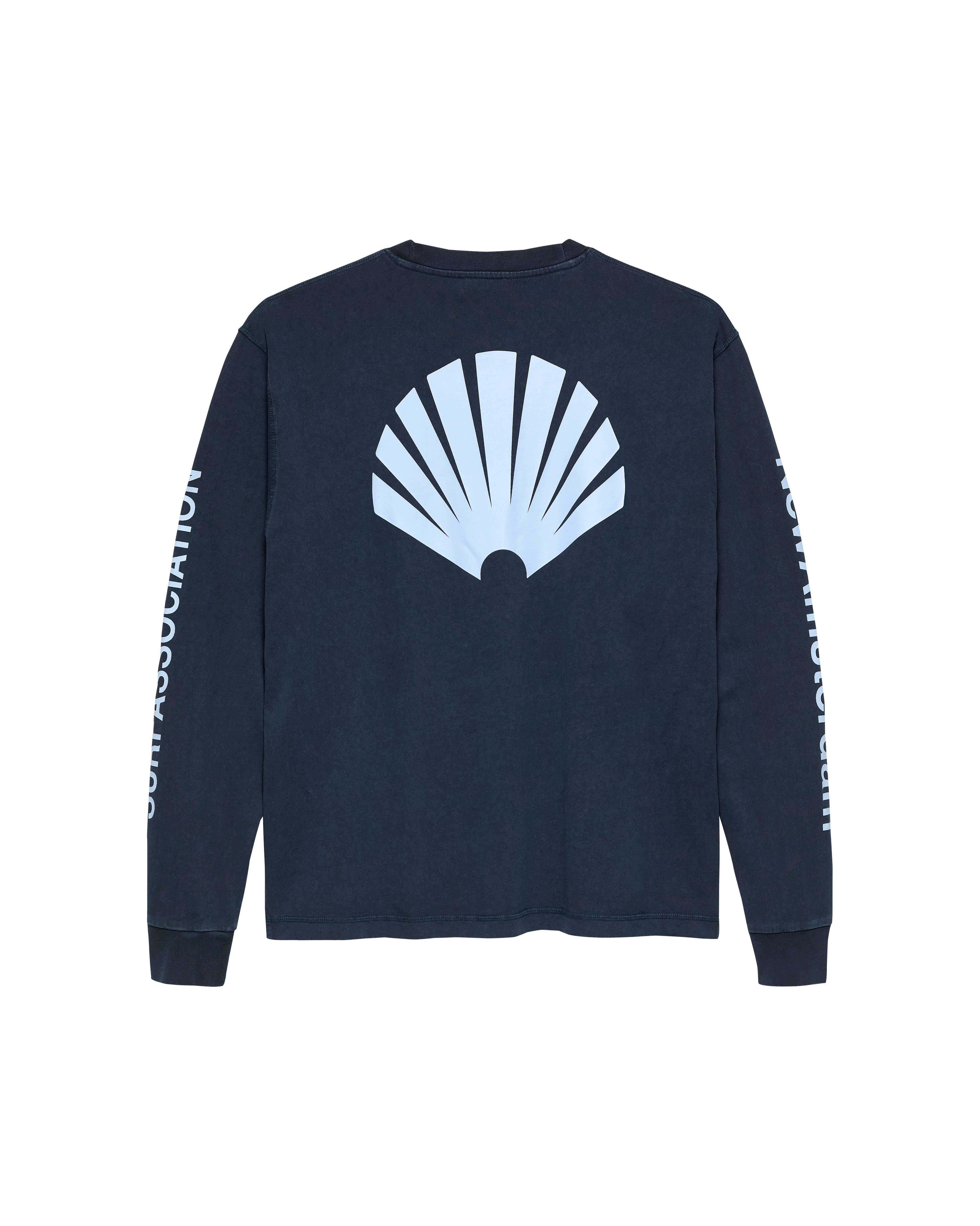 トップス everyone logo long sleeve tee navy LOGO LONGSLEEVE T-SHIRT - NAVY/DENIM BLUE