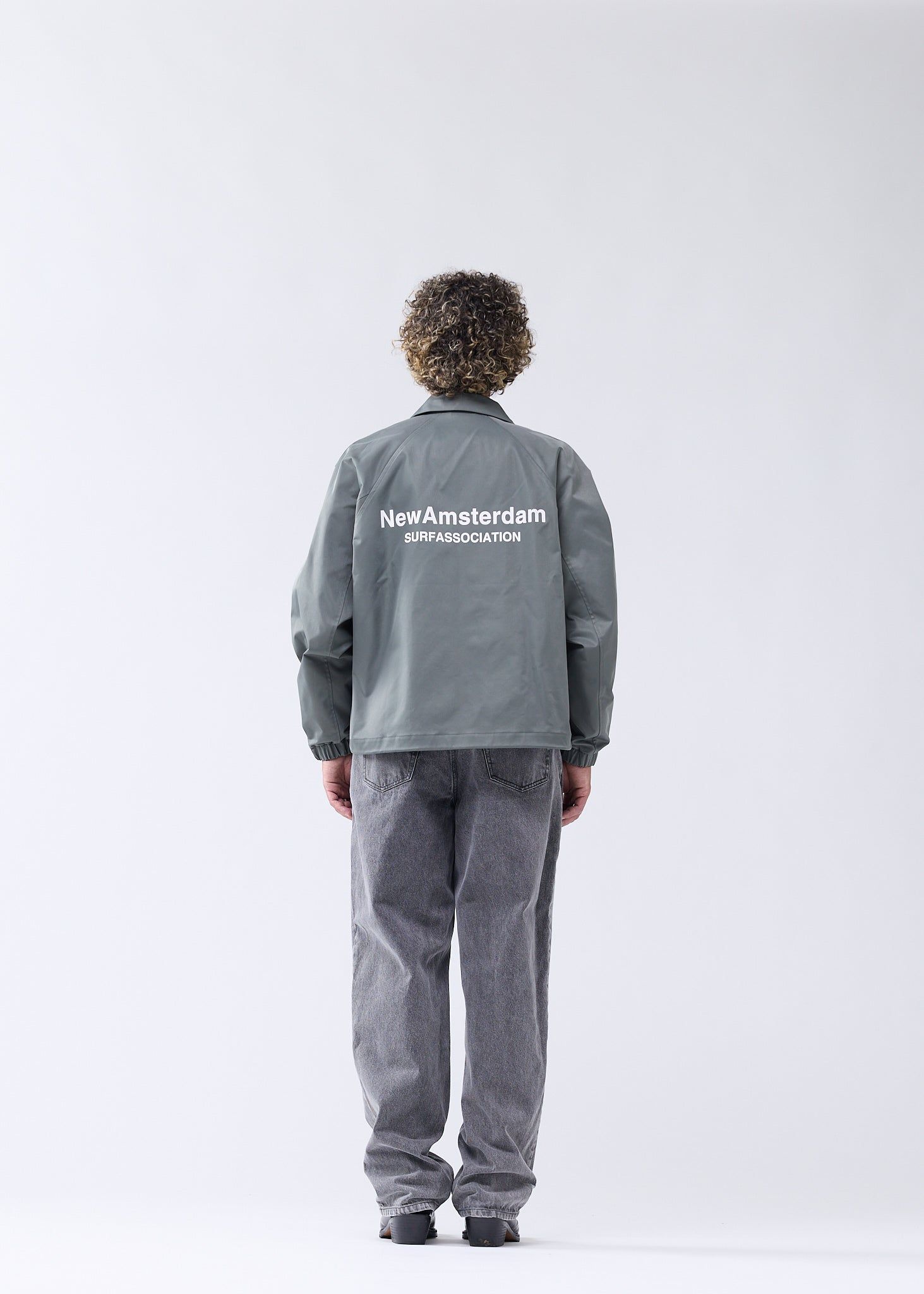 COACH JACKET SHARK GREEN