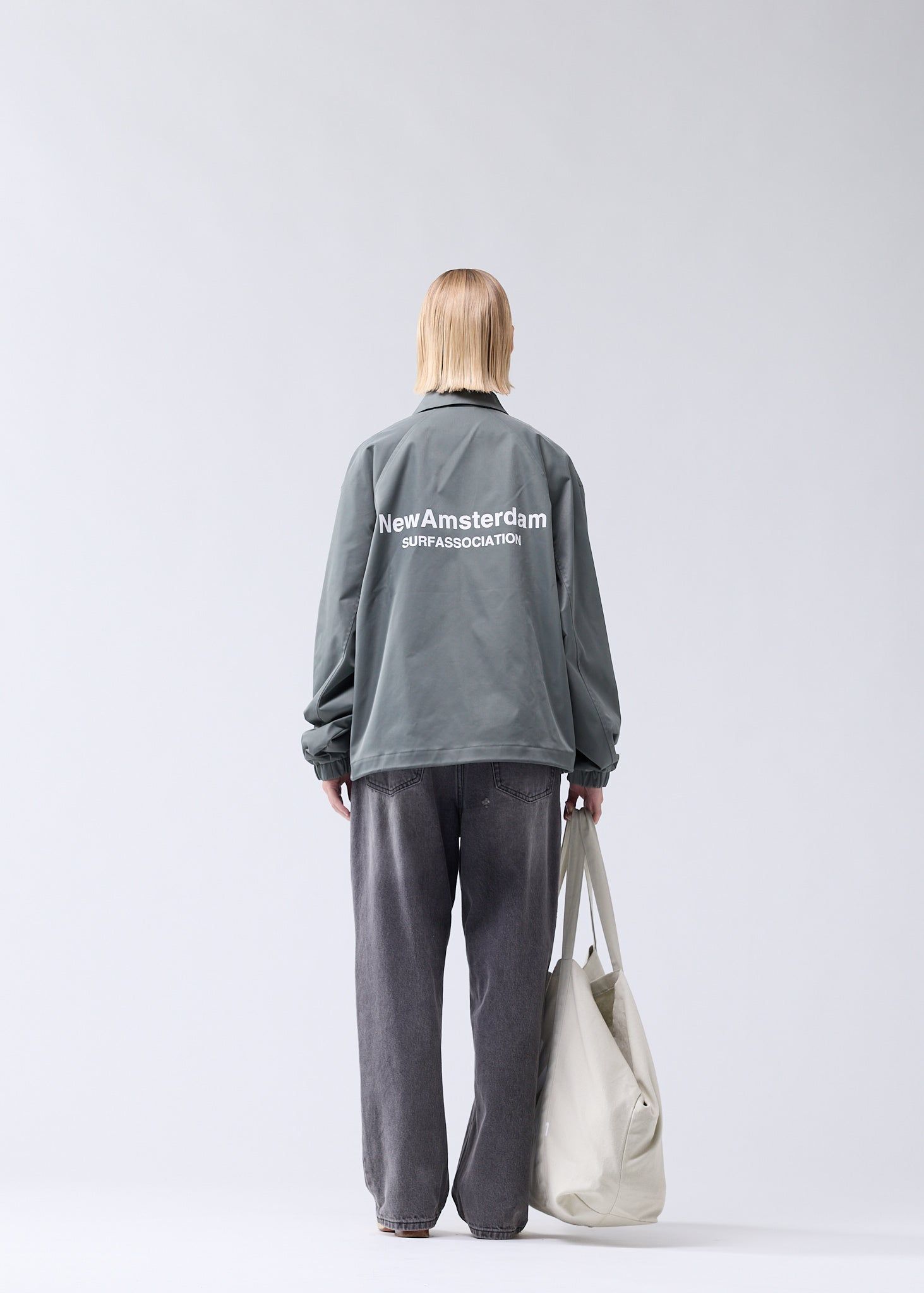 COACH JACKET SHARK GREEN