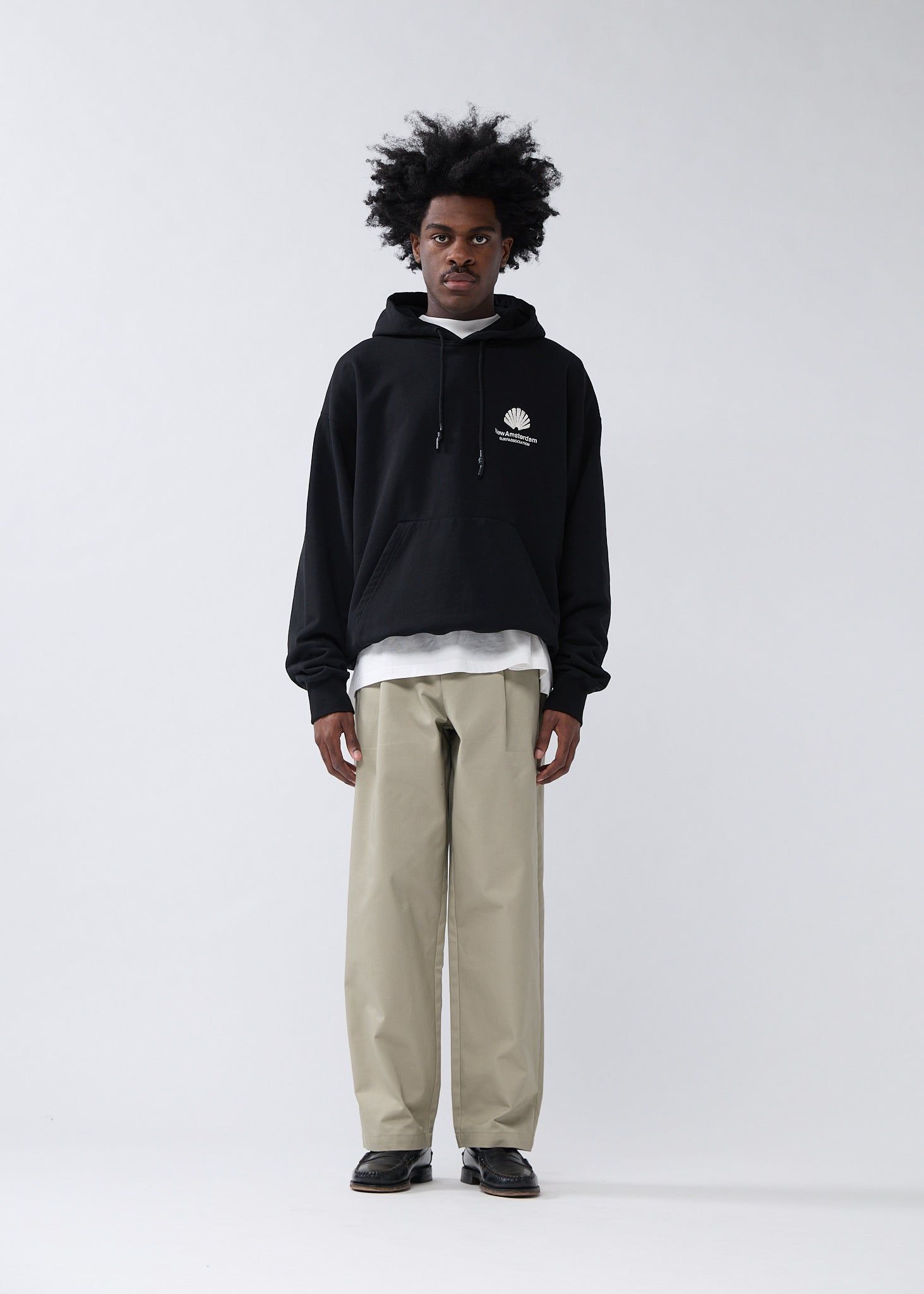 新品　完売品　BRIEFING HOL B LOGO KNIT HOODIE Oversized Boxy OFCL Brushed Ombre Stripe Knitted Zip Through