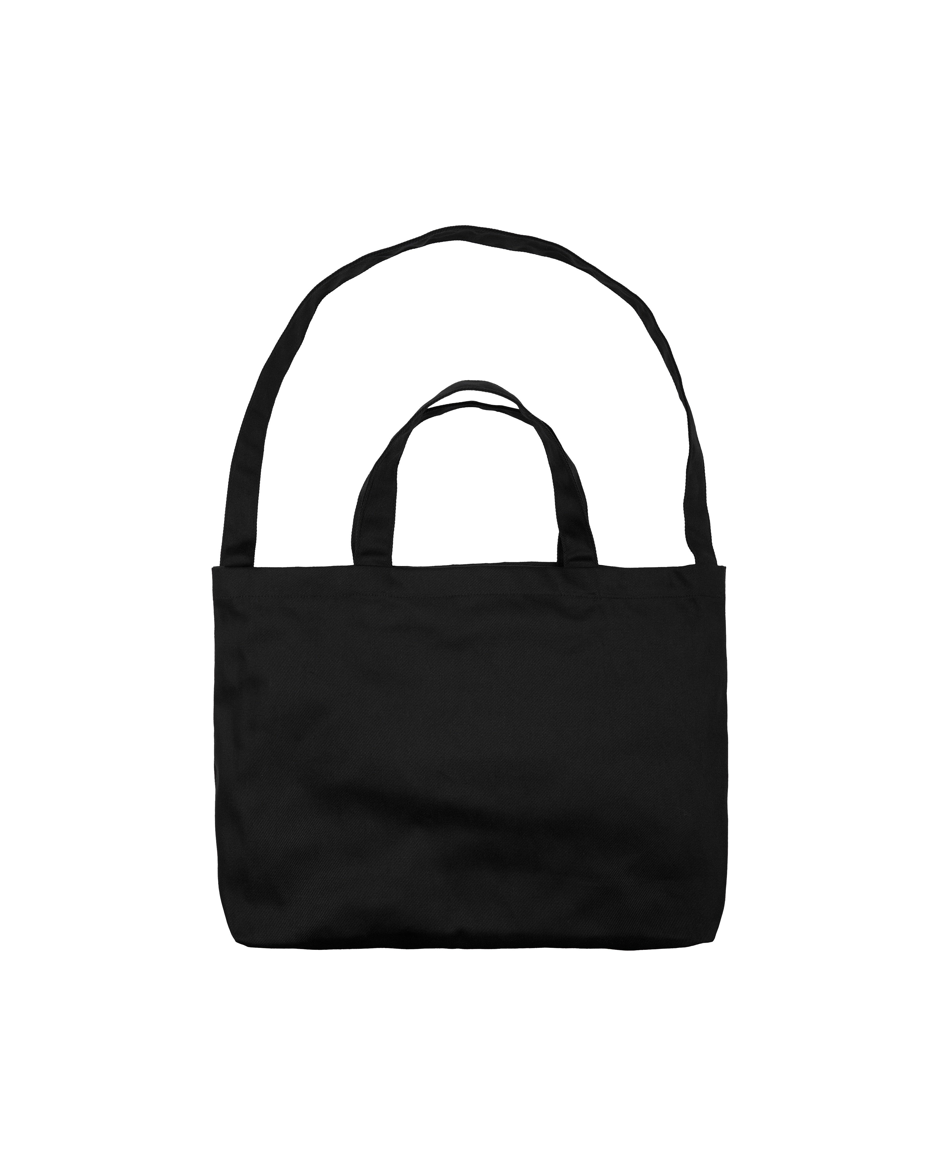 バッグ ASSEMBLE LOGO CANVAS TOTE BAG / BLACK COTTON CANVAS LOGO TOTE BAG – THE SHOP YOHJI YAMAMOTO