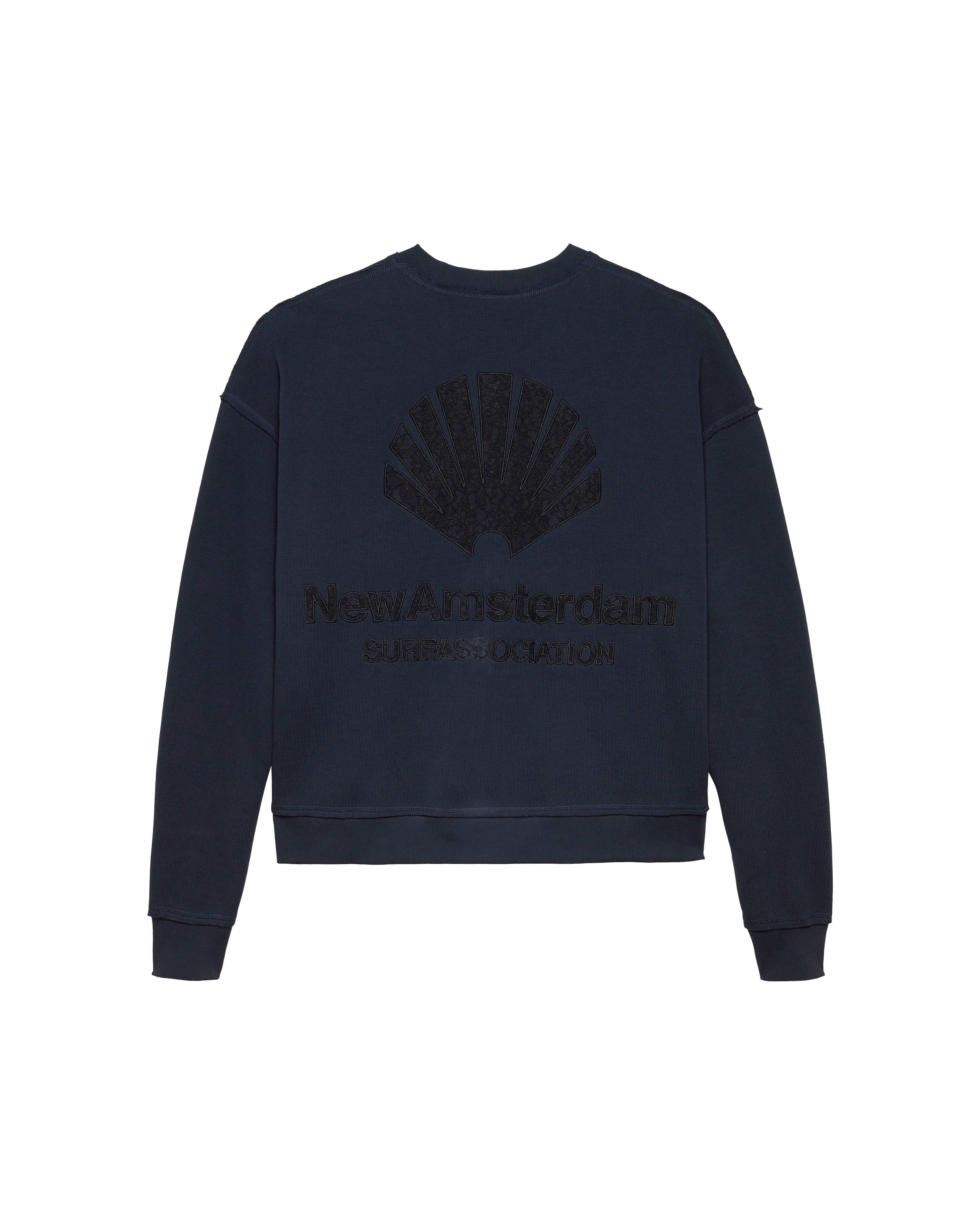 BRIEFING 春〜秋向け MS CREWNECK KNIT（NAVY／L） LACE CREWNECK