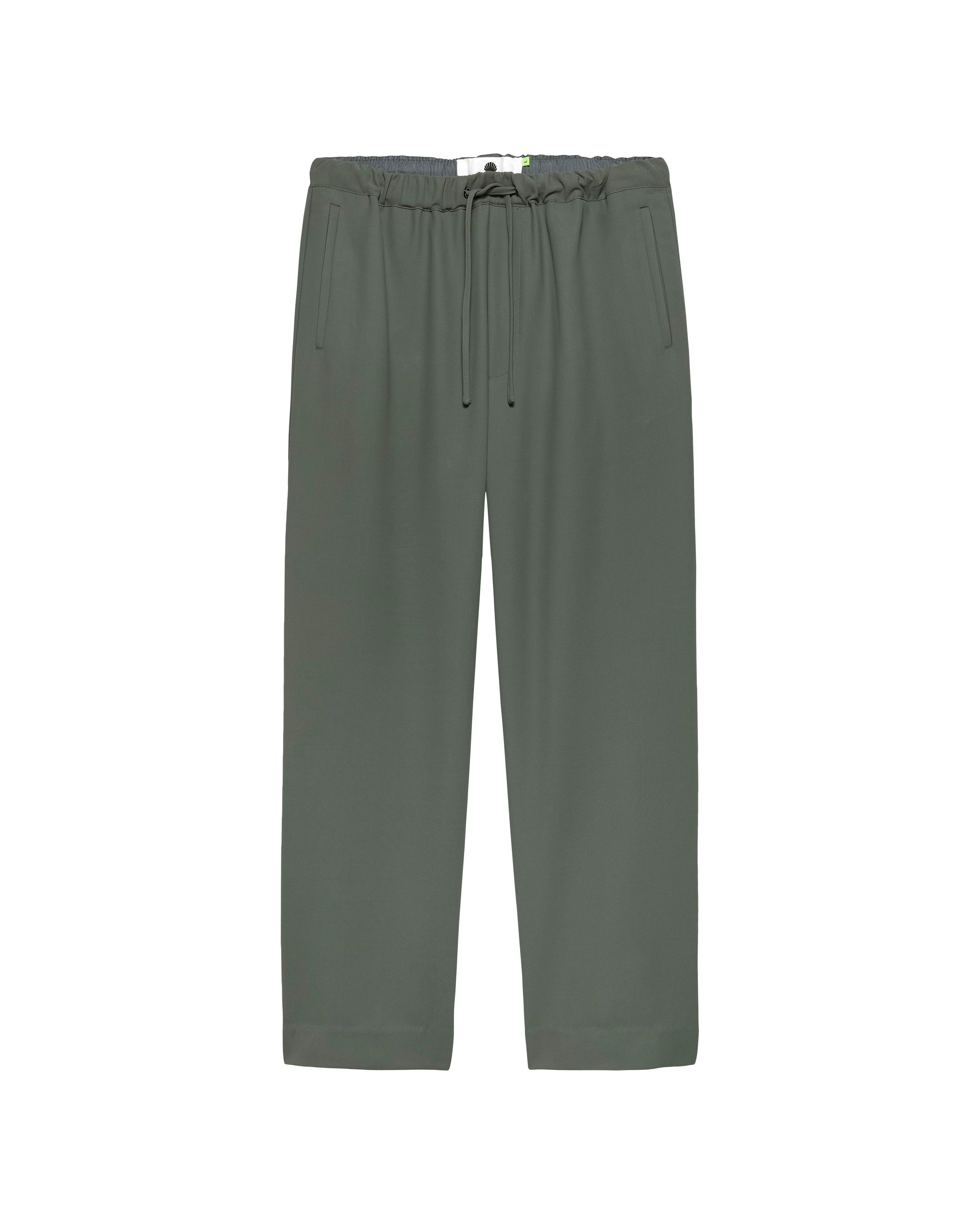 【新品タグ付】ETHOS/THICKER TROUSERS NAVY GREEN WORK TROUSERS