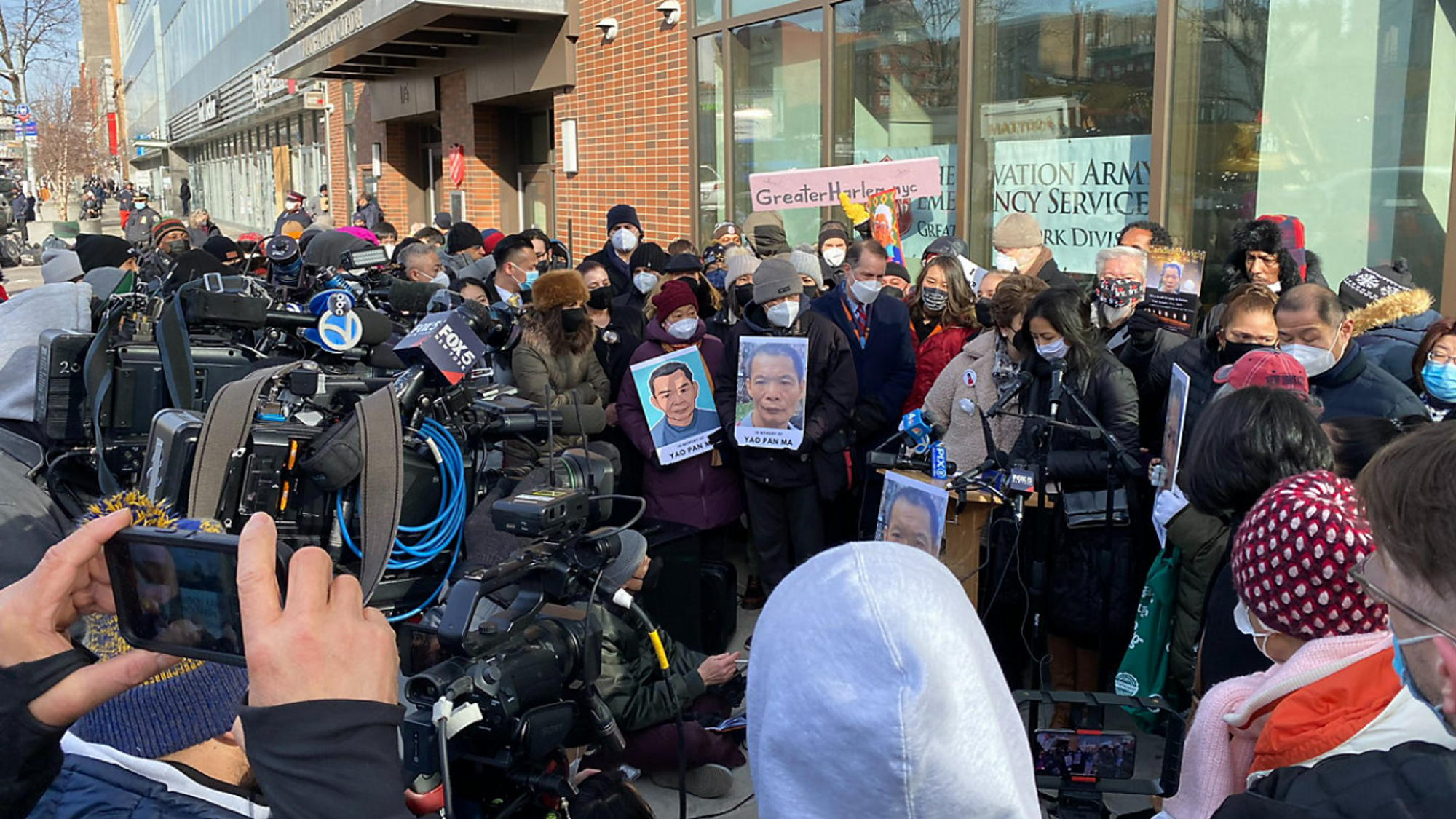 Image for NY1: Vigil held to honor Yao Pan Ma in East Harlem