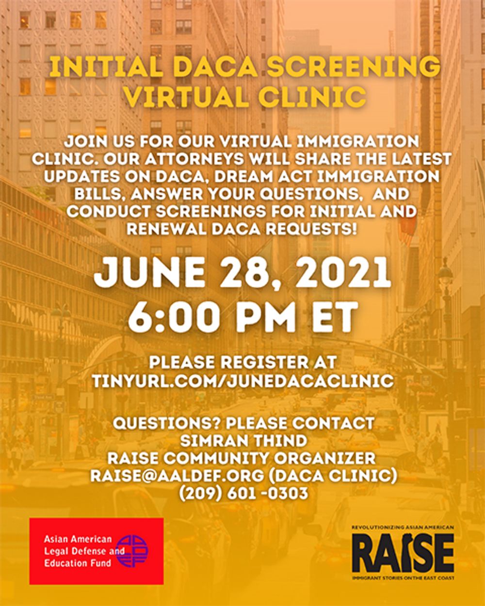 Image for June 28: Free virtual immigration clinic