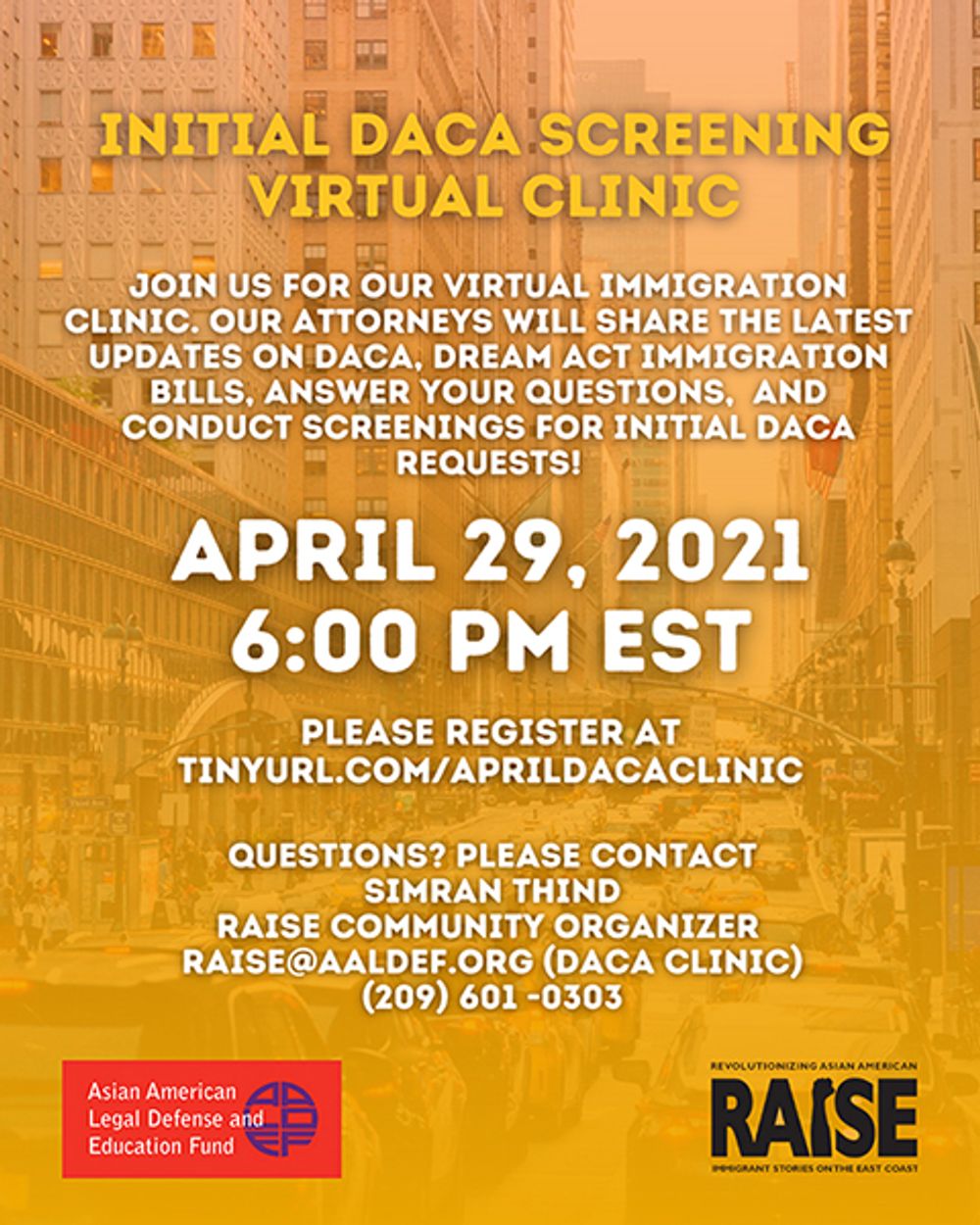 Image for April 29 - Free virtual immigration clinic