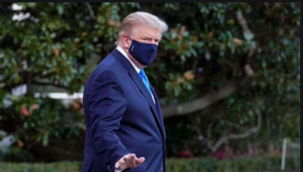 Image for Emil Guillermo: Sick? Trump taking private lessons at Covid U.