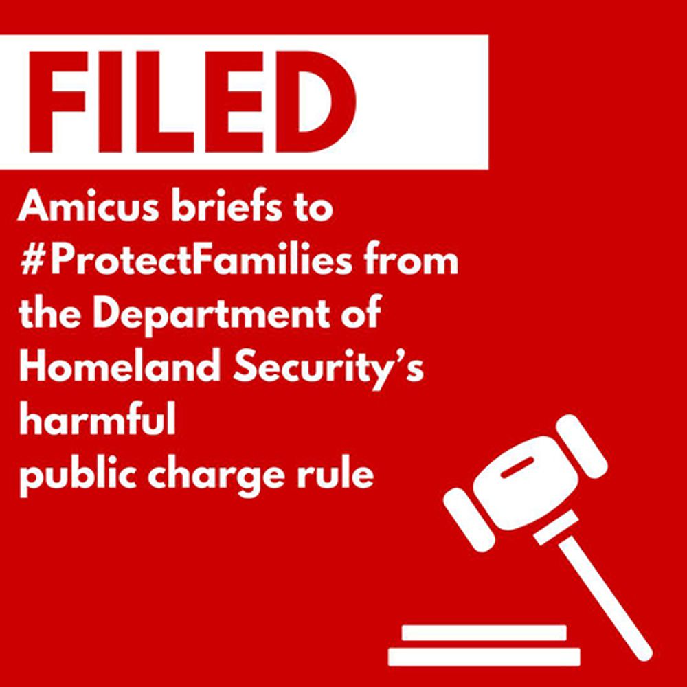 Image for Judge Grants Preliminary Injunction Against DHS in Public Charge Case; AALDEF filed amicus brief in NY case