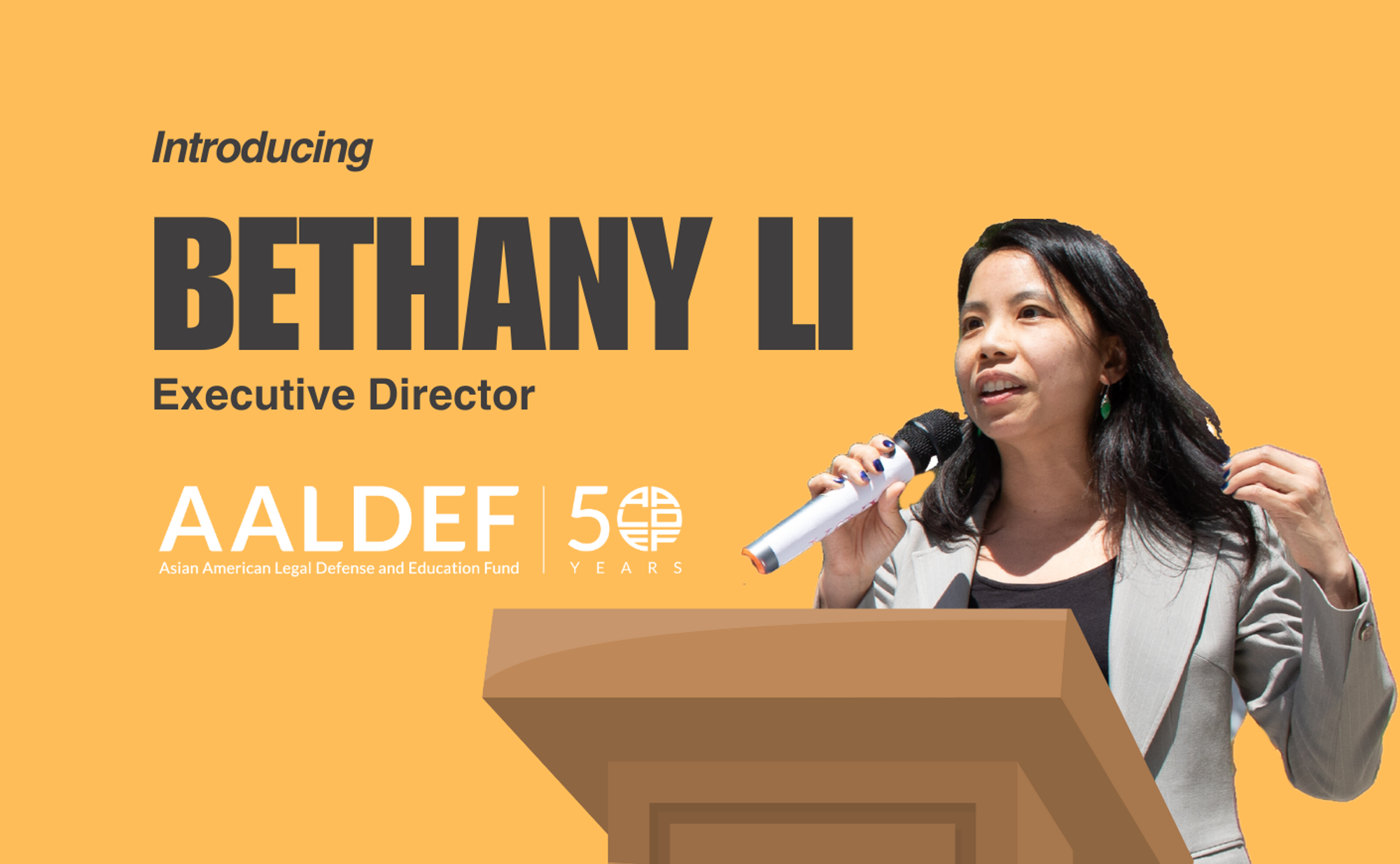 Image for Bethany Li named new executive director of the Asian American Legal Defense and Education Fund (AALDEF)