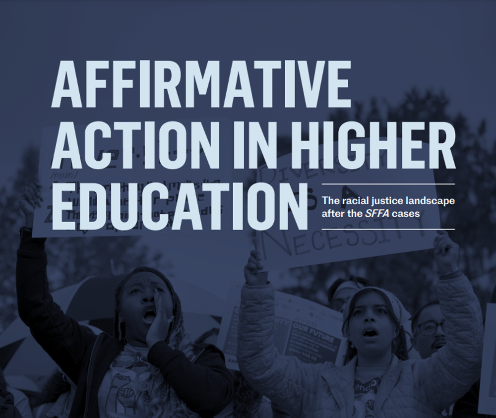 Image for Civil rights groups send post-affirmative action report to Harvard, UNC, and 100+ additional schools detailing options for equitable/diverse higher education after the Supreme Court decision