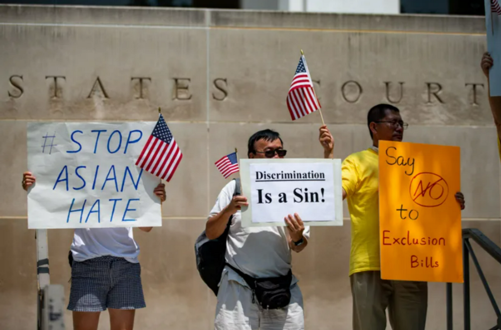 Image for Tallahassee Democrat: Florida's Chinese land ownership law debated in court as protesters gather outside