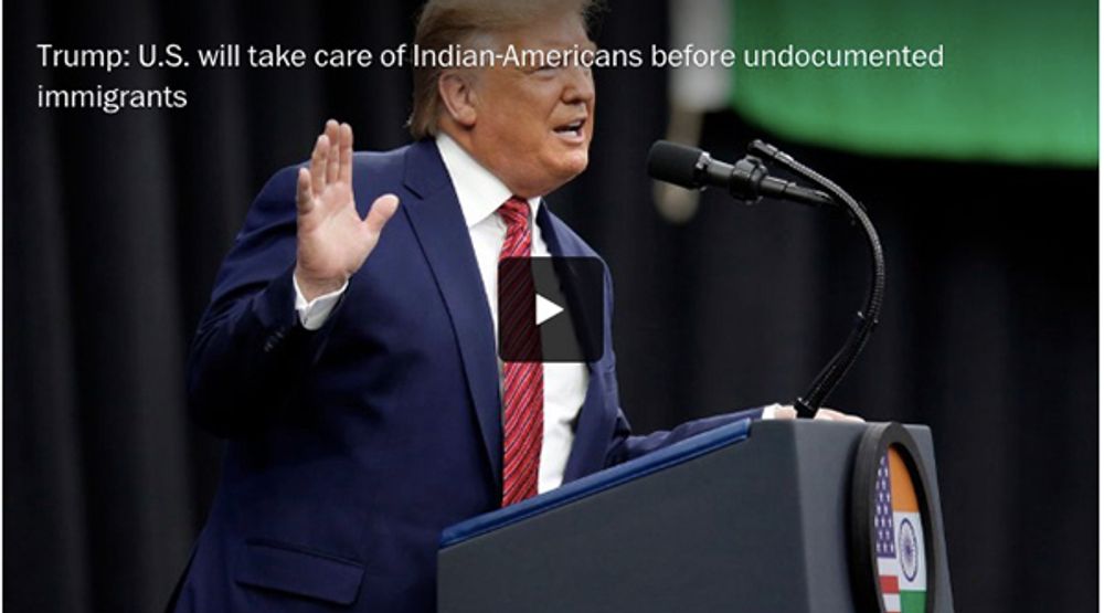Image for Washington Post: What does Trump get out of appearing with Modi and appealing to Indian Americans, a group that largely disapproves of him? 