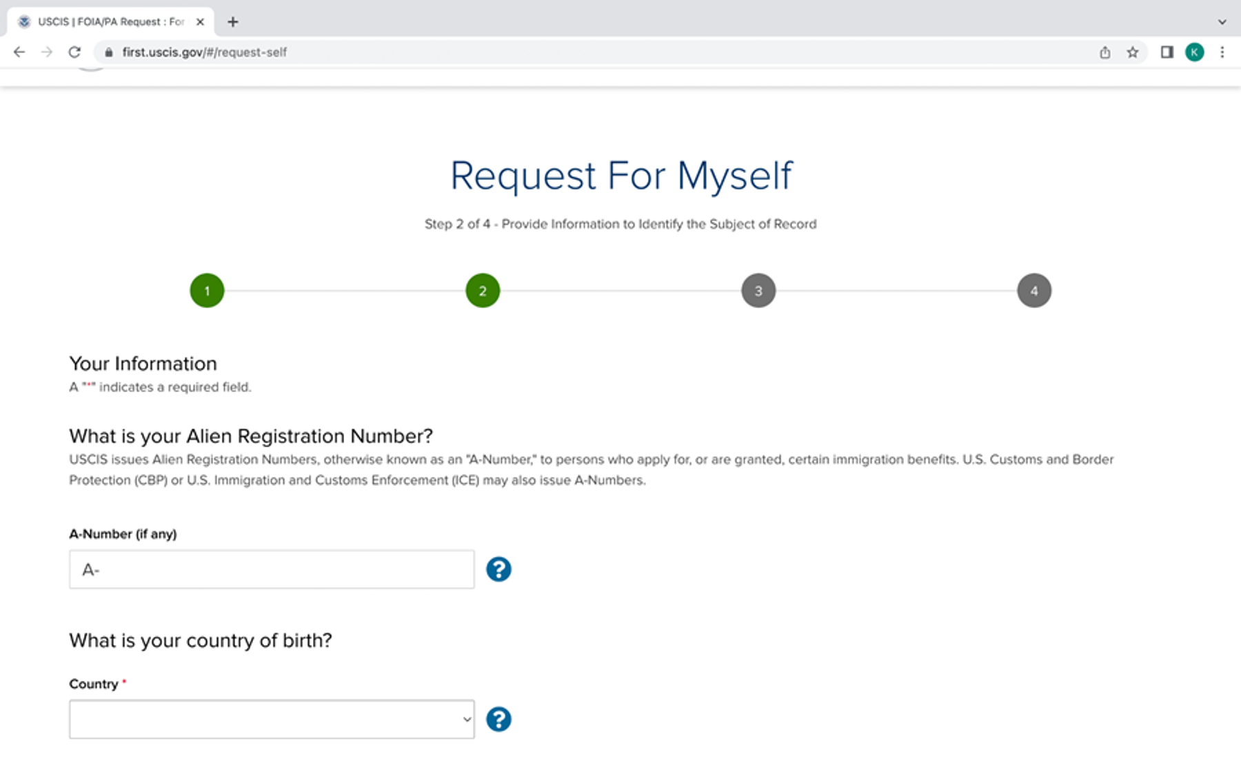 Uscis Foia Request Form