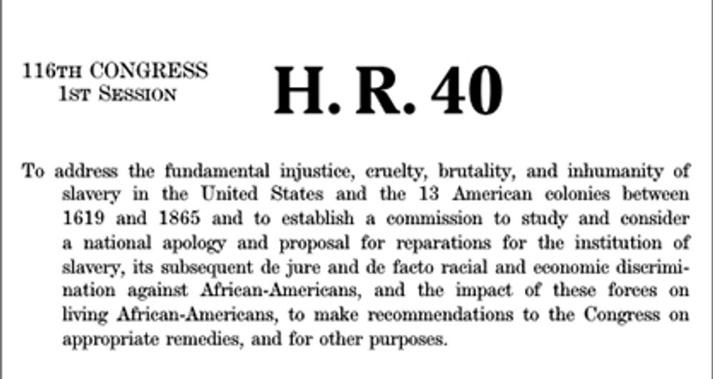 Image for AALDEF supports H.R. 40 to create commission to study slavery and discrimination against African Americans, make recommendations to Congress
