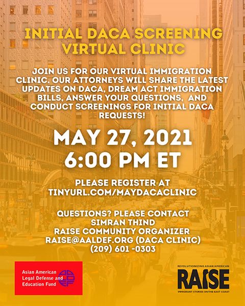 Image for May 27: Free virtual immigration clinic
