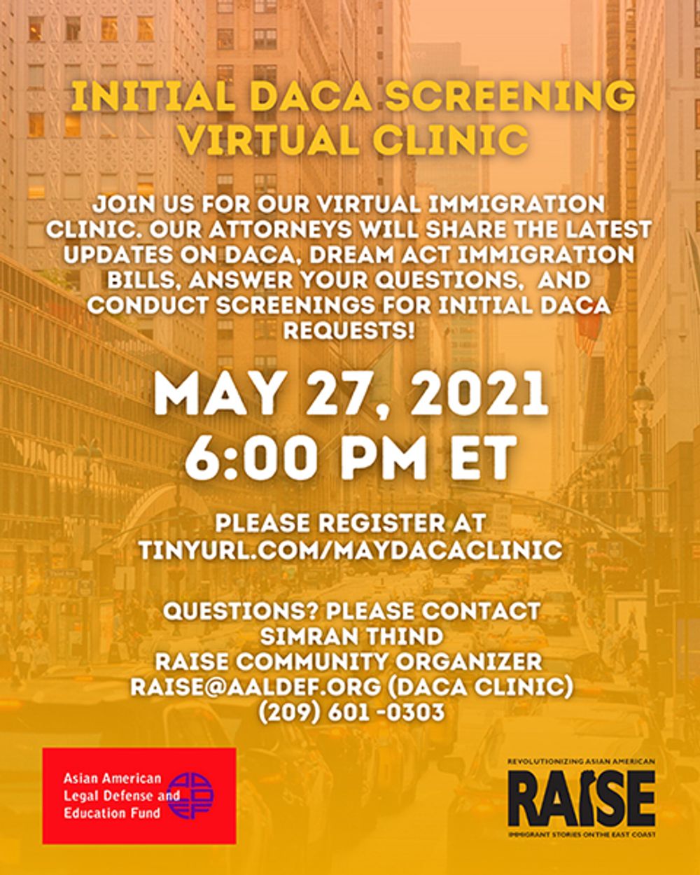 Image for May 27: Free virtual immigration clinic