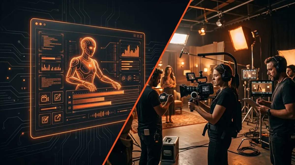The Real Cost of AI Video vs. Hiring a Film Crew in 2025