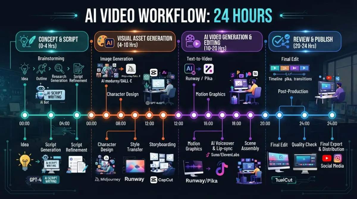 From Script to Screen in 24 Hours: Our AI Video Workflow