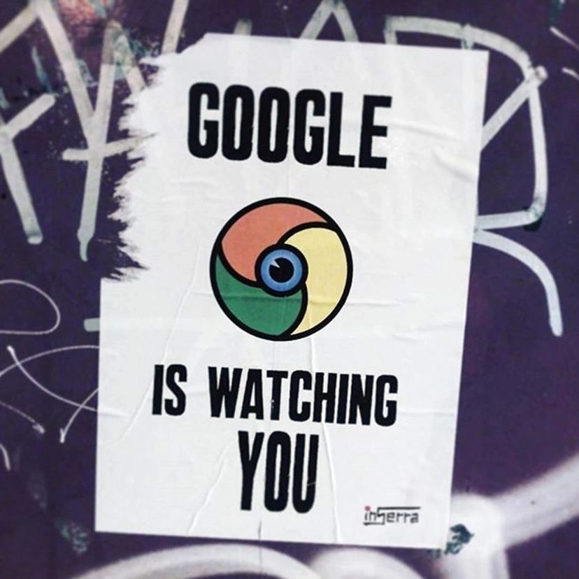 Big google brother stickers 