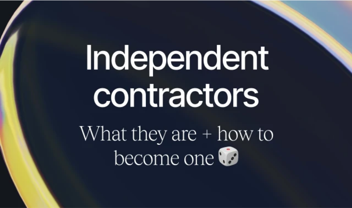 Independent contractors