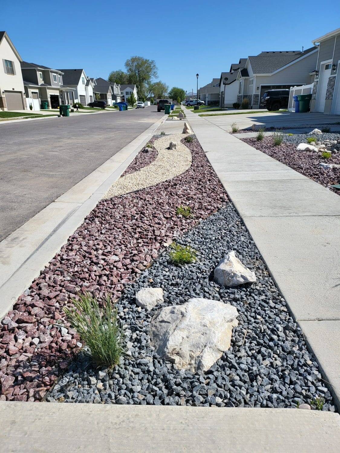 Xeriscaping project in Salt Lake City by Pitt Landscape & Construction