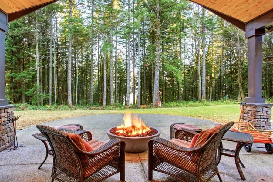 Rustic Fire Pit Installation in Draper, Utah