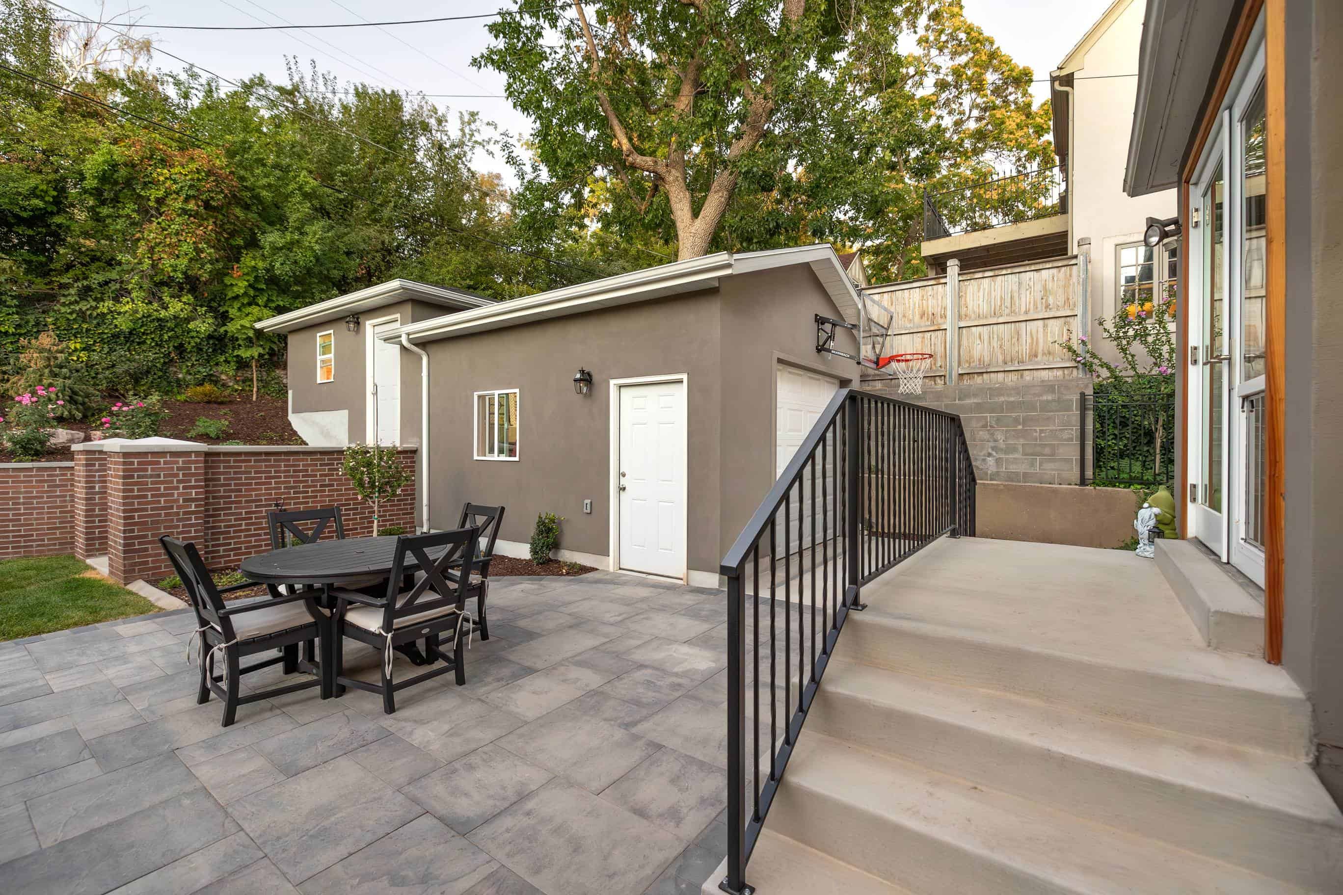 Garage construction, new garage building, garage installation, and remodeling in Millcreek, UT by expert garage contractors at Pitt Landscape & Construction