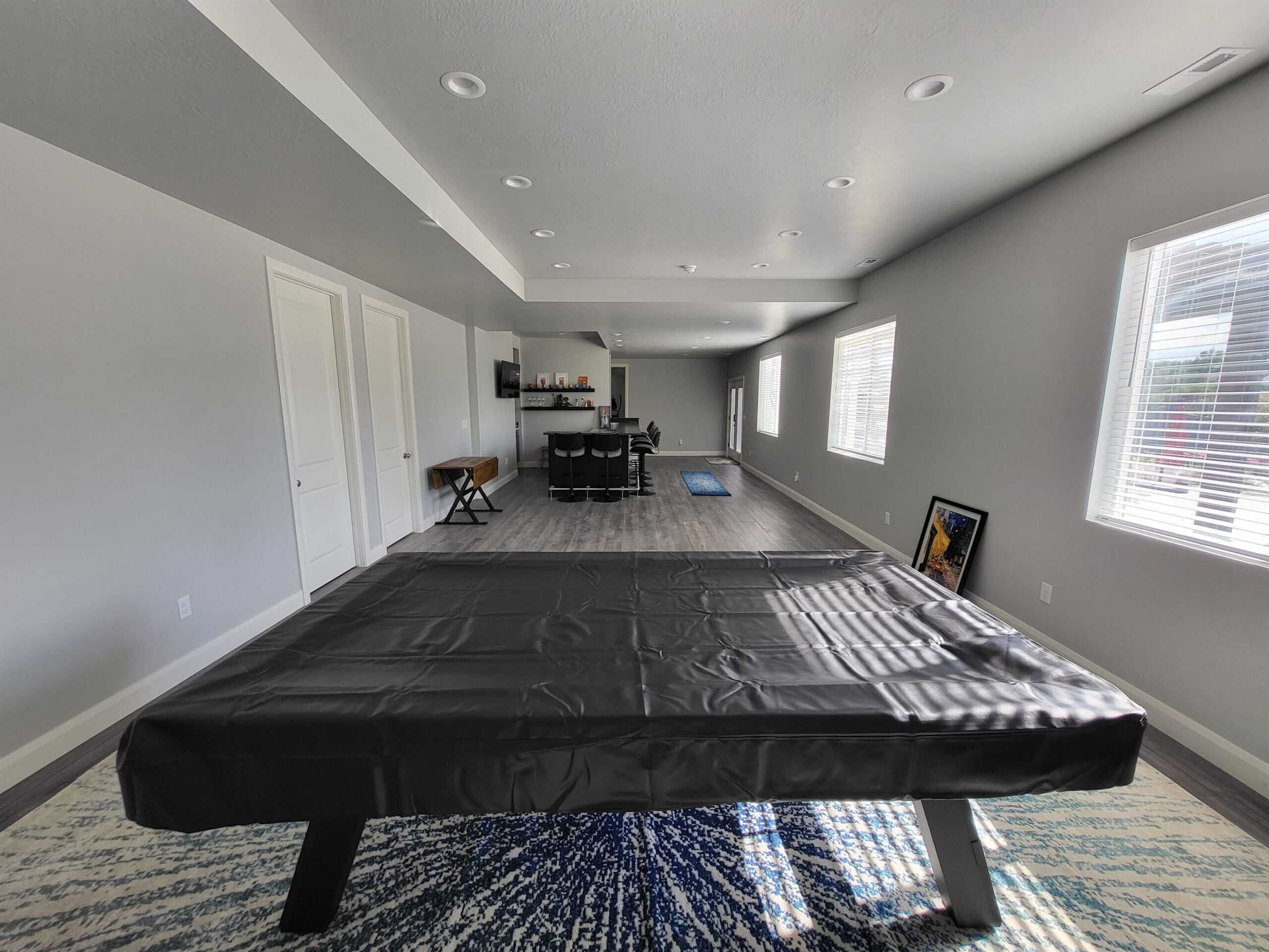 Modern basement remodeling in Salt Lake City, Utah home