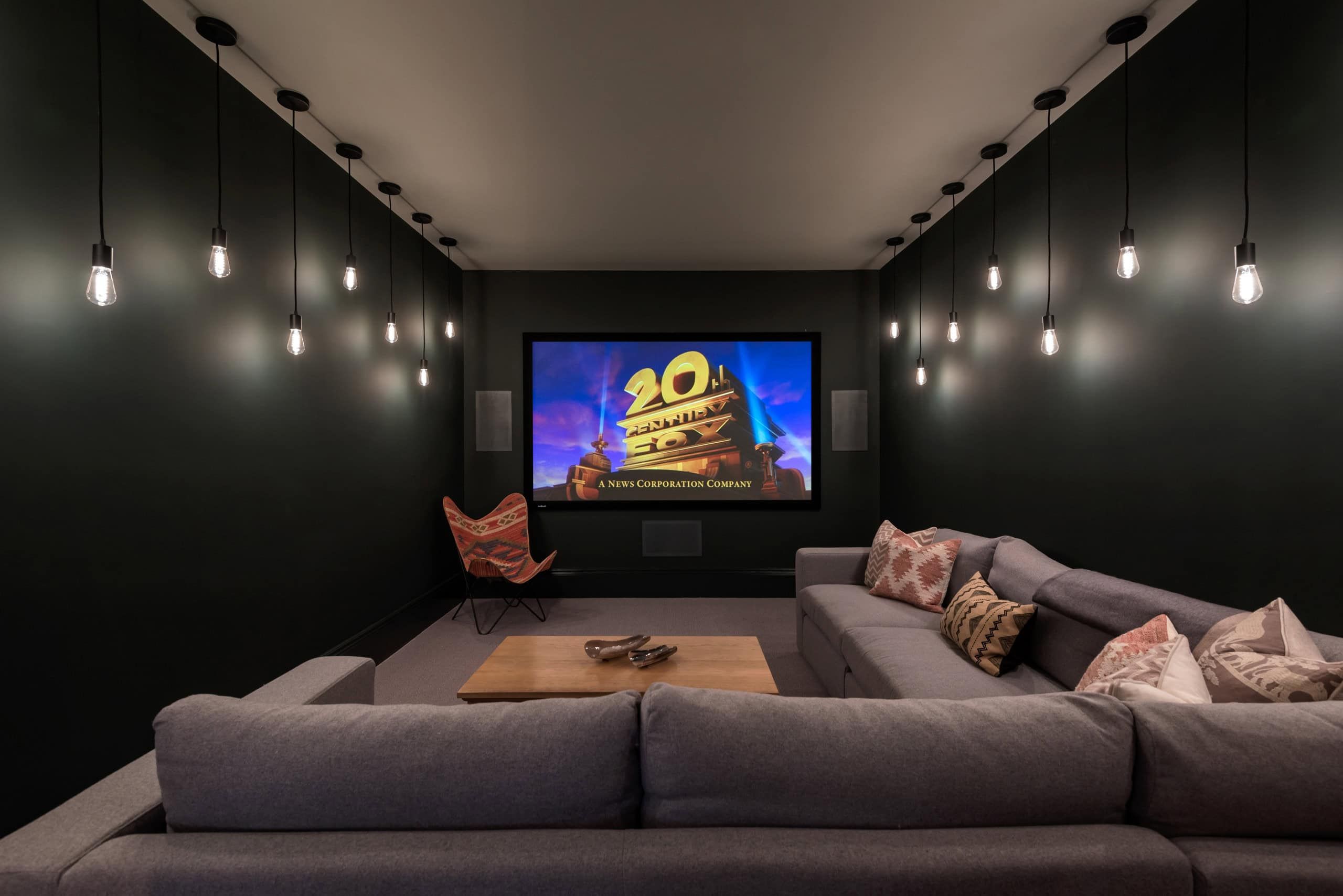 Basement Theater Room in Murray, Utah