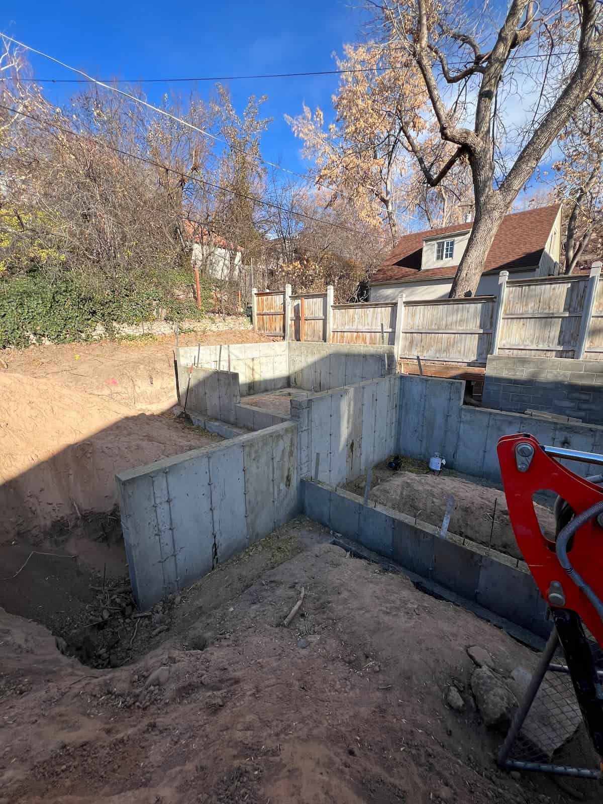 Foundation Retaining Wall in Bluffdale