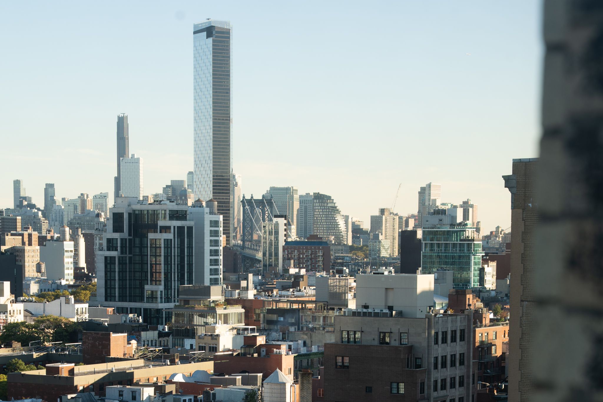 View of the Manhattan skyline from the Avallon office