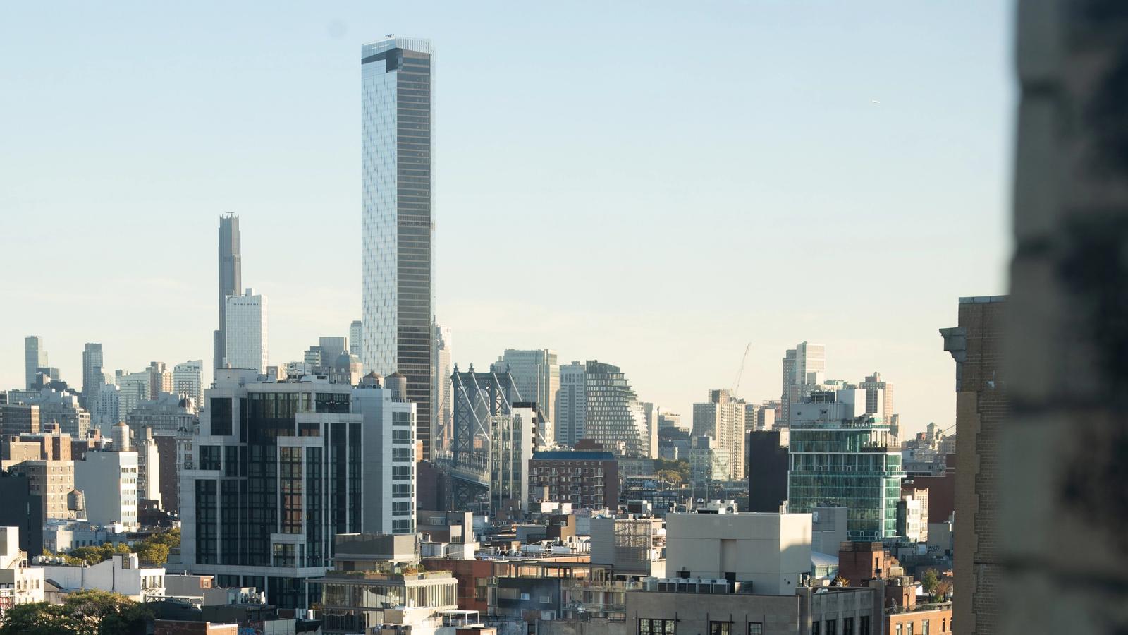 View of the Manhattan skyline from the Avallon office