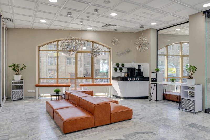 It features a contemporary living space with strategically placed green plants. The overall tone is sophisticated and harmonious, reflecting a modern approach to the ancient practice.
