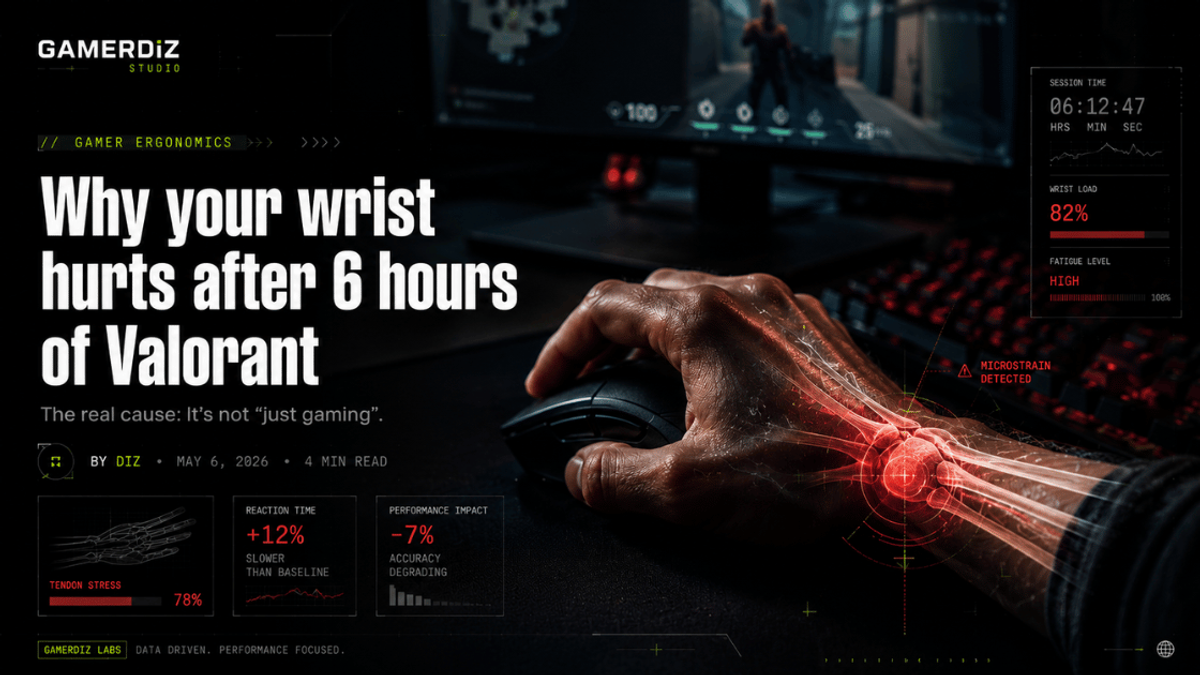 Why your wrist hurts after 6 hours of Valorant