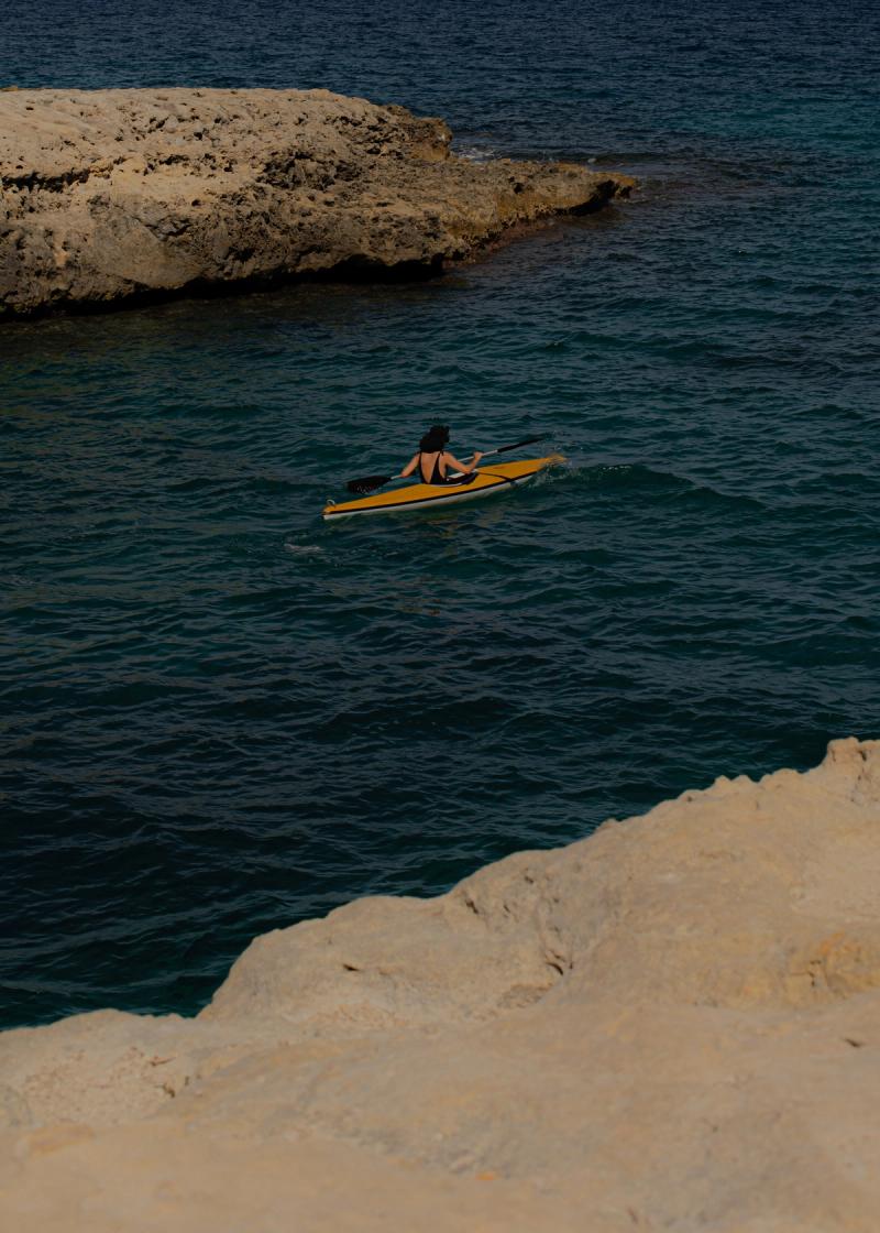 Woman Kayaking